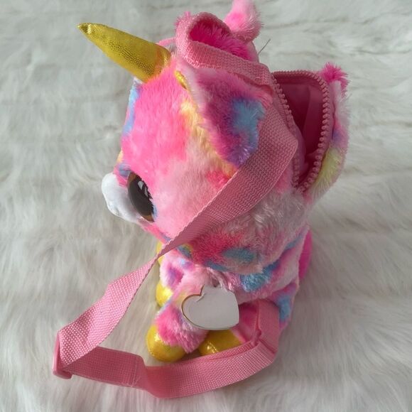 TY Fantasia Multicolor Unicorn Backpack - Picture 5 of 10
